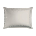 Jacquard - Set of 2 Pillowcases - Dobby Woven Striped Cotton Satin - Taupe 01