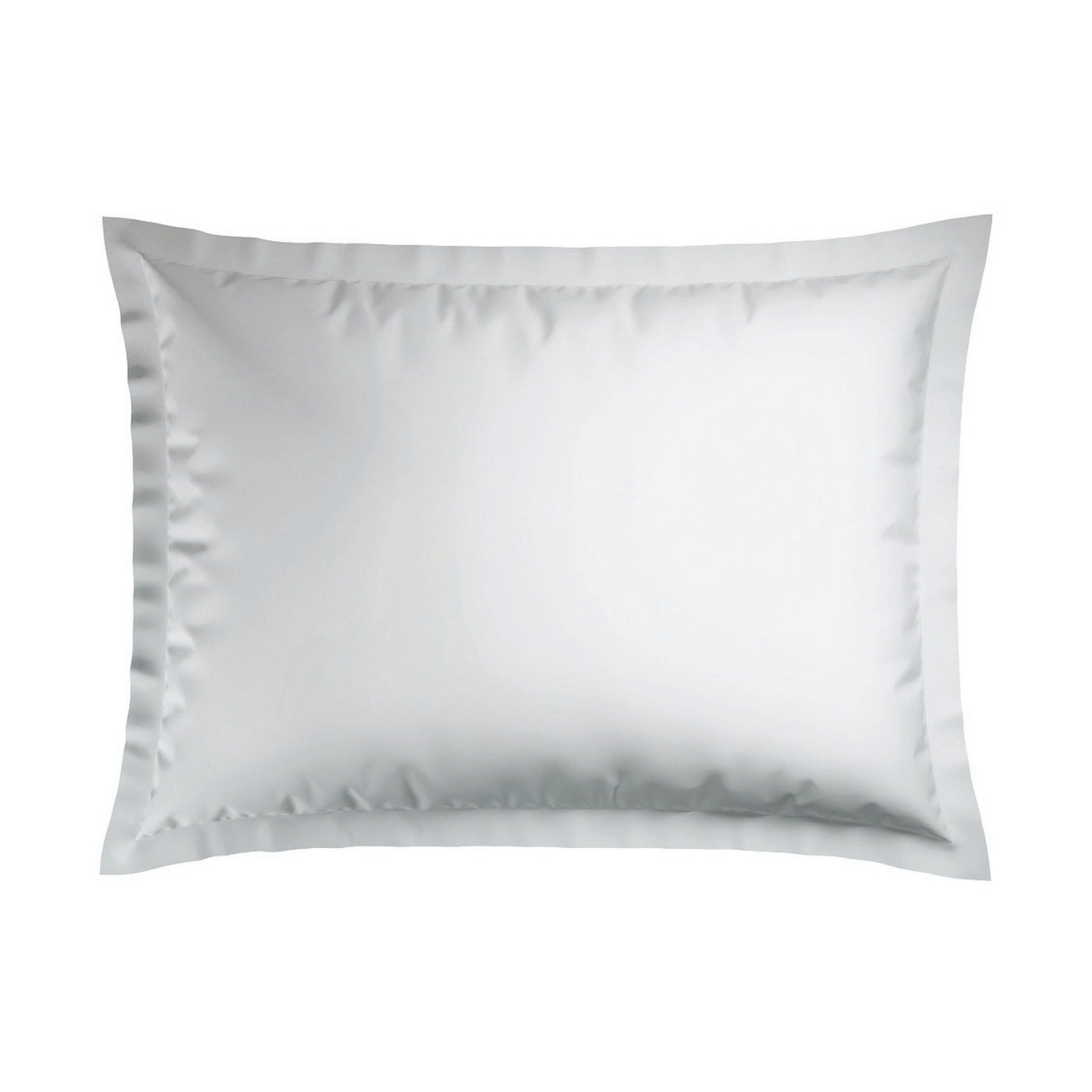 Jacquard - Set of 2 Pillowcases - Dobby Woven Striped Cotton Satin - White 01
