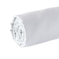 Unicolor - Sábana Bajera - Satén de Algodón - Blanco 01