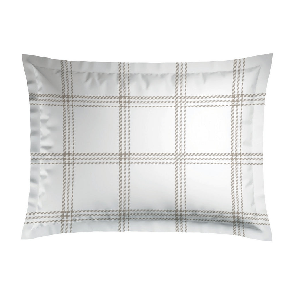 Apolline - Funda de almohada - Satén de algodón - Taupe
