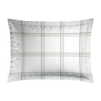 Apolline - Funda de almohada - Satén de algodón - Taupe