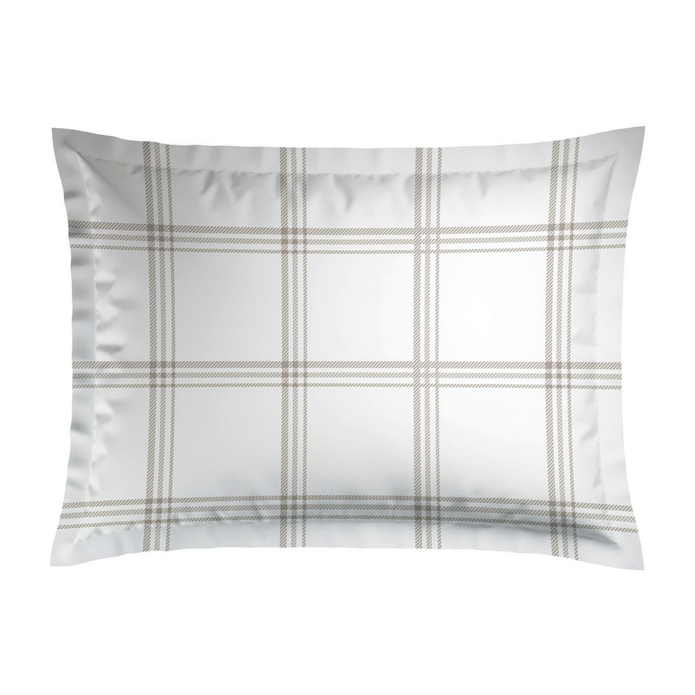Apolline - Funda de almohada - Satén de algodón - Taupe