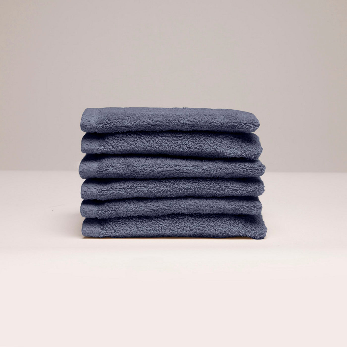 Oasis - Lt Combed Cotton Washcloth - Blue Gray