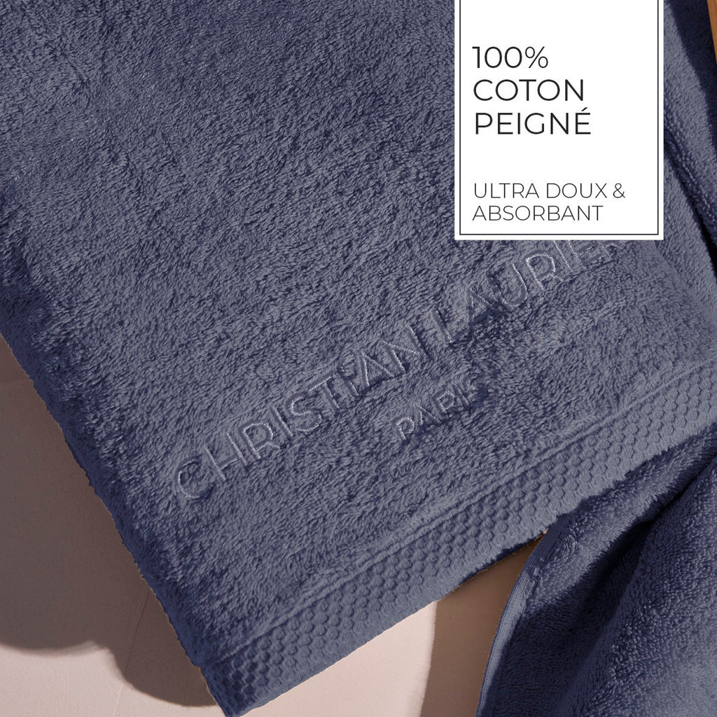 Oasis - Lt Combed Cotton Washcloth - Blue Gray