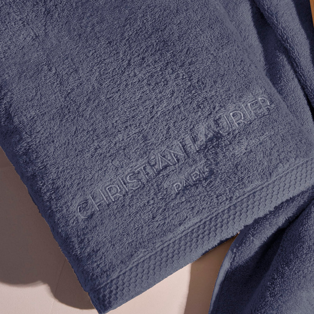 Oasis - Toalla de baño de algodón peinado Lt - Azul Gris