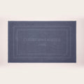 Design 19 - Cotton Bath Mat - Blue Gray