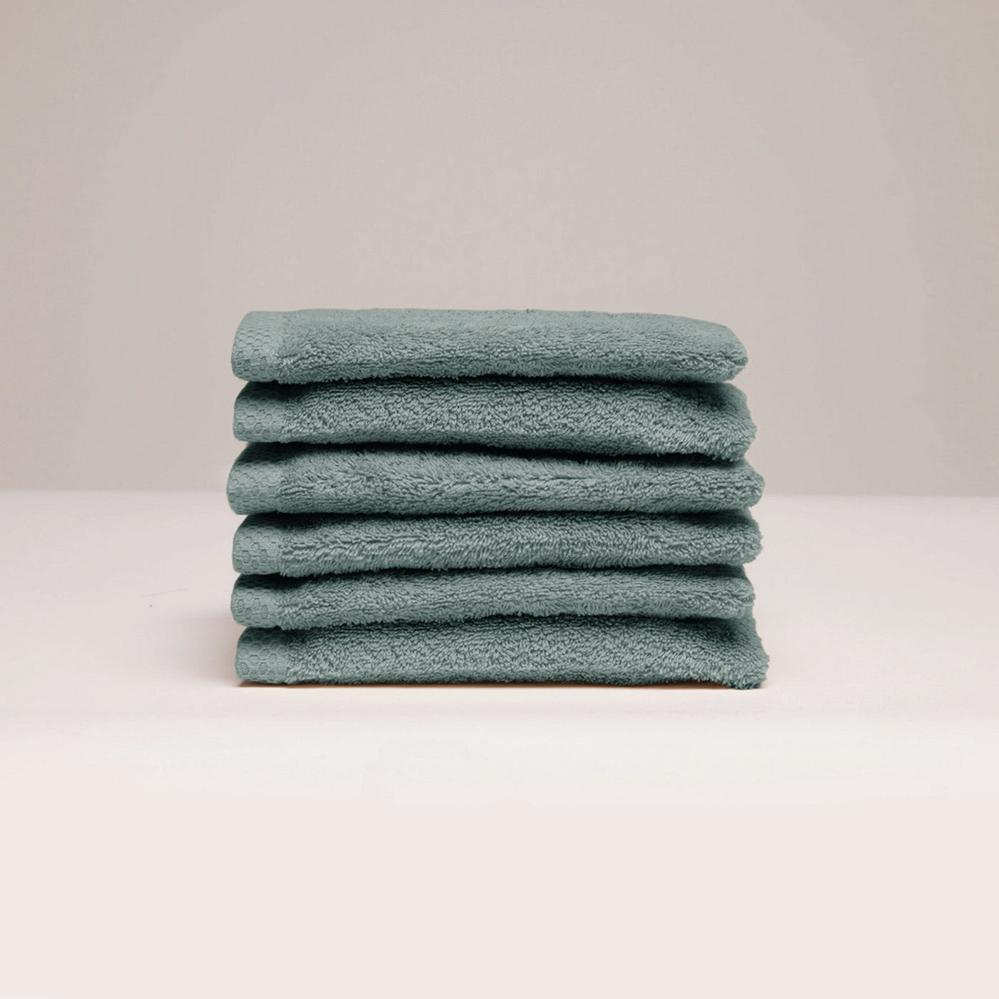 Oasis - Gant De Toilette Coton Peigné Lt - Vert Bouteille