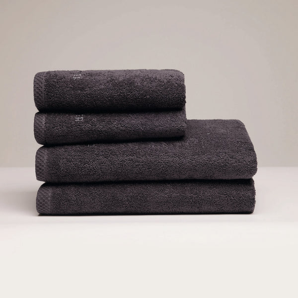 Oasis - Lt Combed Cotton Towel + Bath Sheet - Dark Gray