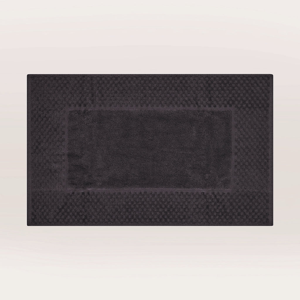 Design 18 - Cotton Bath Mat - Dark Gray