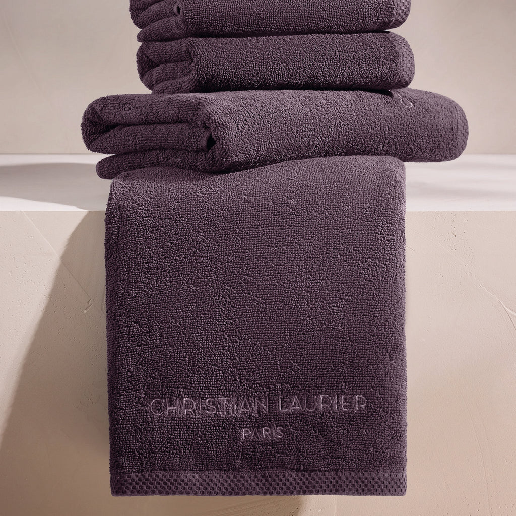 Oasis - Drap De Bain Coton Peigné Lt - Mauve