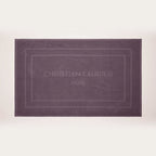 Design 19 - Cotton Bath Mat - Mauve