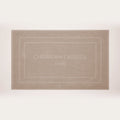 Design 19 - Cotton Bath Mat - Taupe