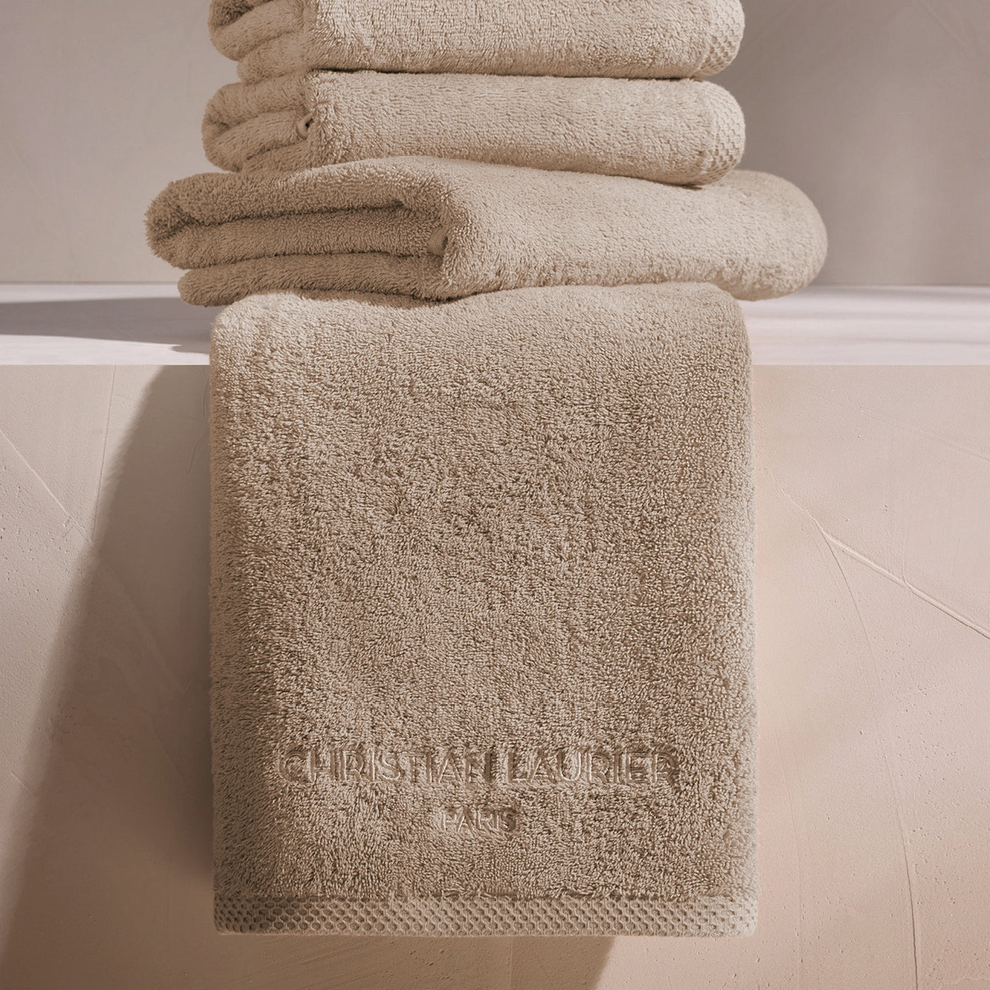 Design 19 - Cotton Bath Mat - Taupe