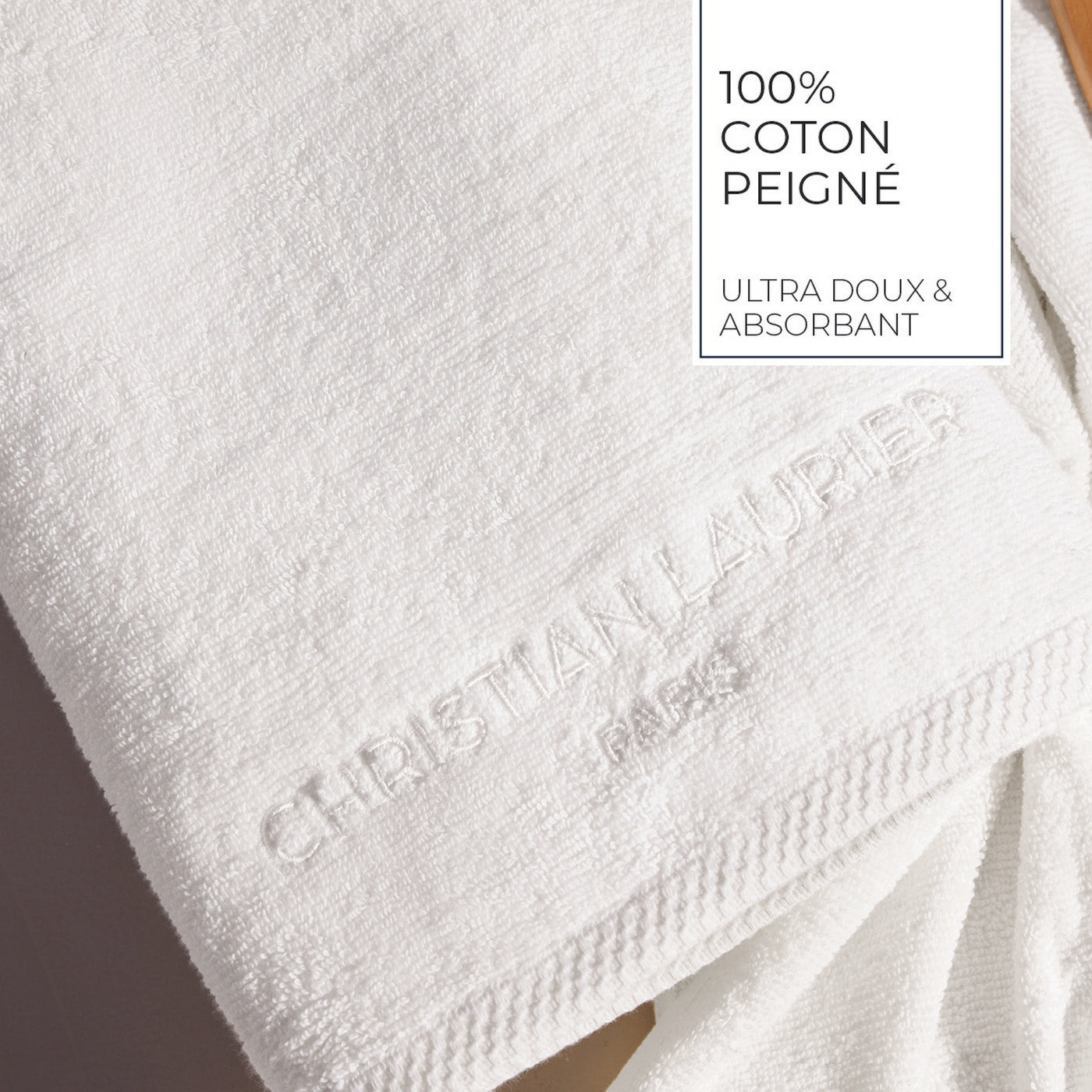 Oasis - Lt Combed Cotton Washcloth - White