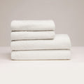 Oasis - Toalla + Toalla de baño de algodón peinado Lt - Blanco