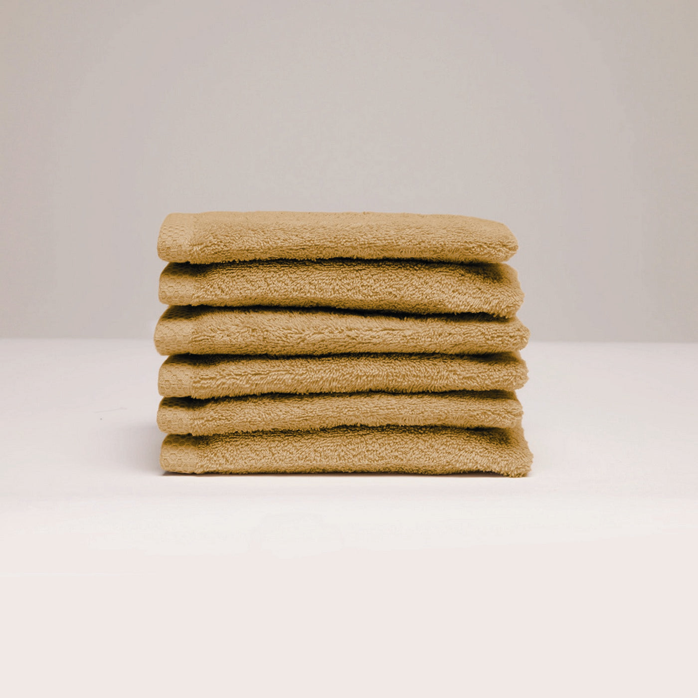 Oasis - Lt Combed Cotton Washcloth - Mustard Yellow