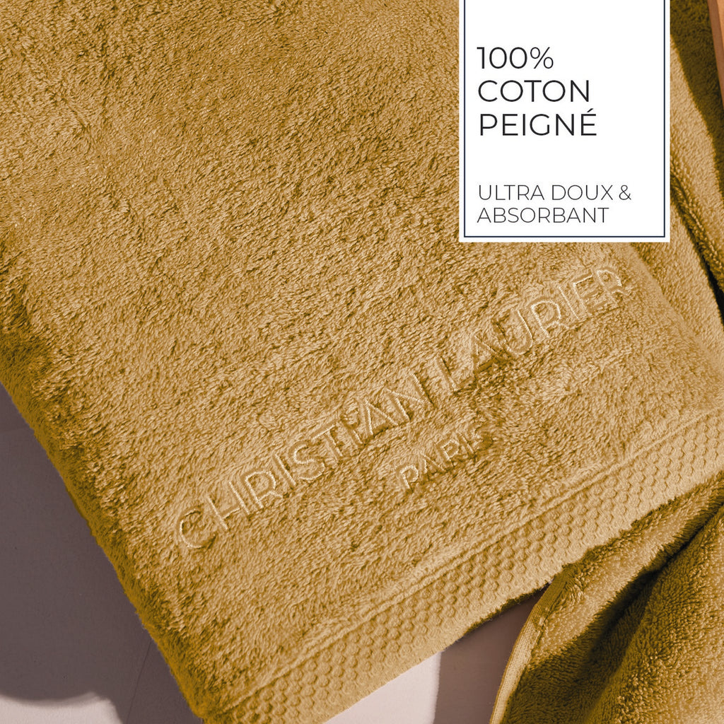 Oasis - Lt Combed Cotton Towel + Bath Sheet - Mustard Yellow