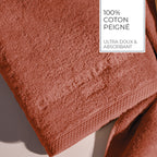 Oasis - Lt Combed Cotton Washcloth - Terracotta
