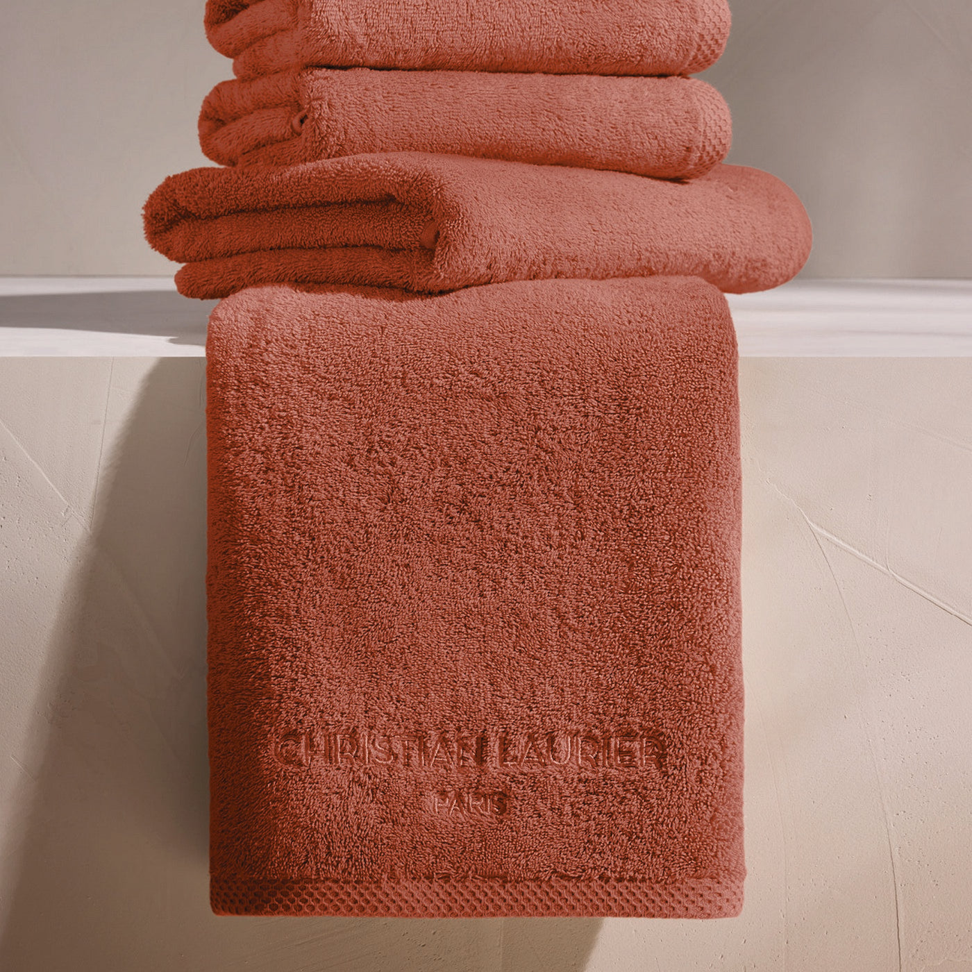 Oasis - Lt Combed Cotton Washcloth - Terracotta