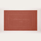 Design 19 - Tapis De Bain Coton - Terracotta