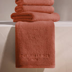 Design 19 - Tapis De Bain Coton - Terracotta