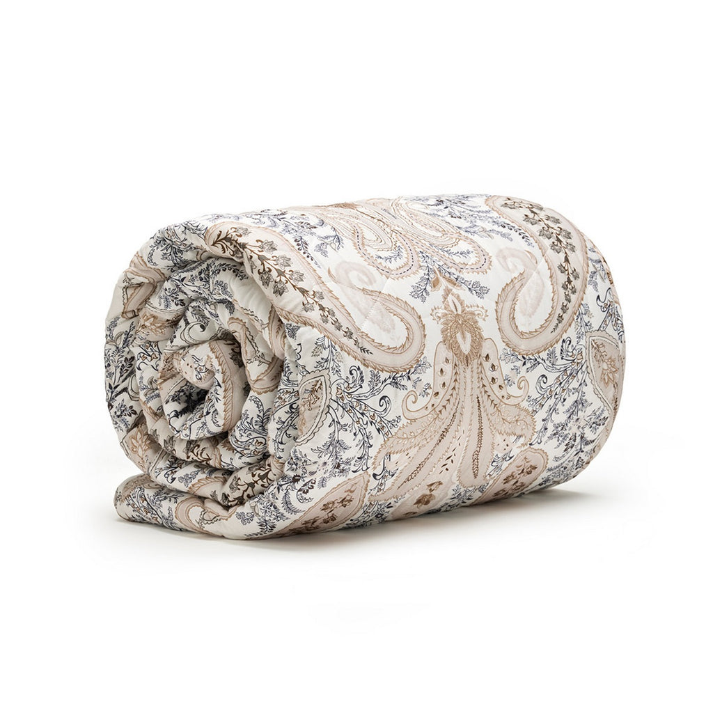 Palais Oriental - Couvre-Lit - Satin De Coton - Taupe