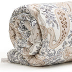 Palais Oriental - Quilt With Tassels - Cotton Sateen - Taupe