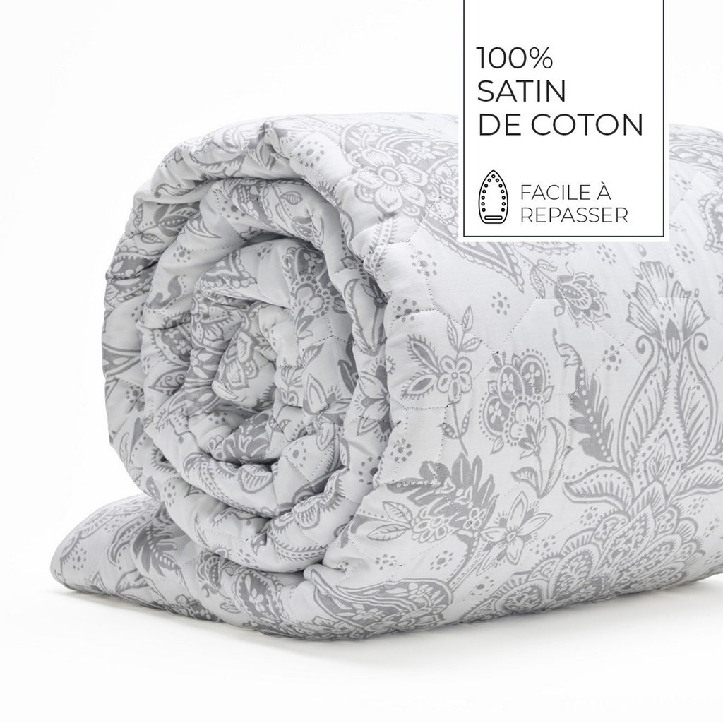Persian Elegance - Bedspread - Cotton Satin - Beige