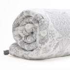 Persian Elegance - Quilt With Tassels - Cotton Satin - Beige