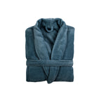 Polyester Dressing Gown - Blue