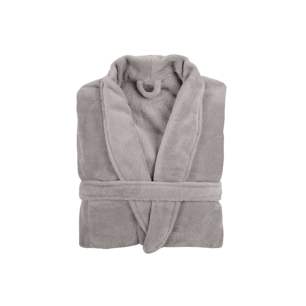 Robe De Chambre Polyester - Gris Clair