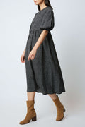 Robe Tams Tic tac - geometrique NOIR