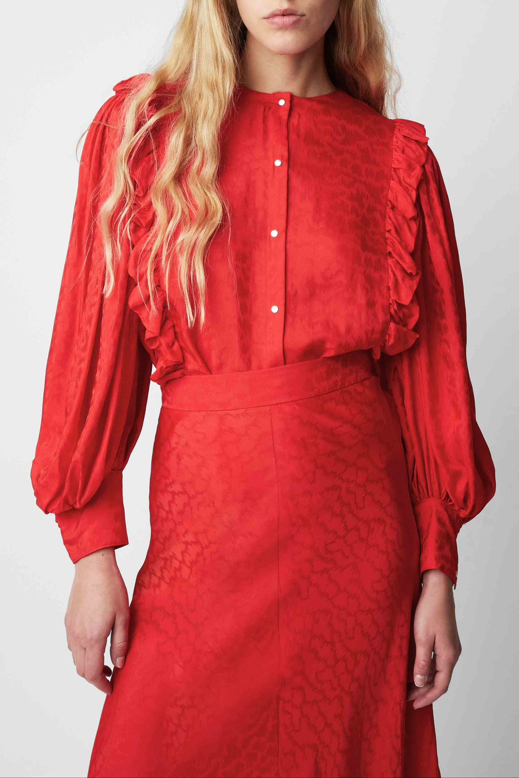 BLOUSE DUSTIN CLOUD ROUGE