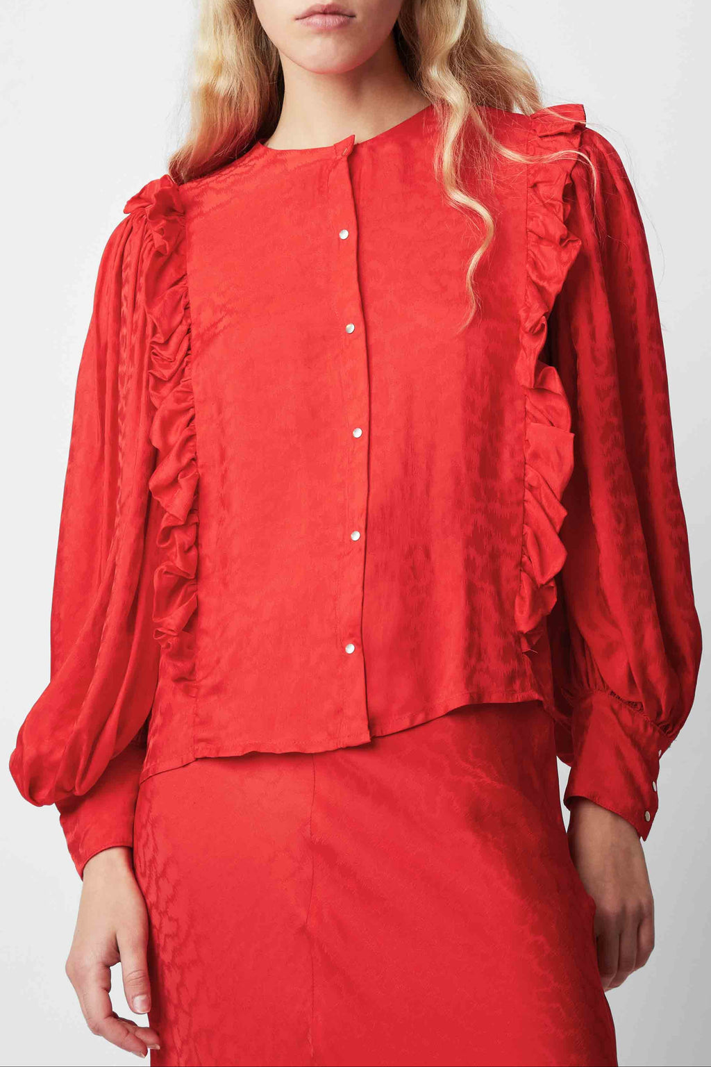 BLOUSE DUSTIN CLOUD ROUGE