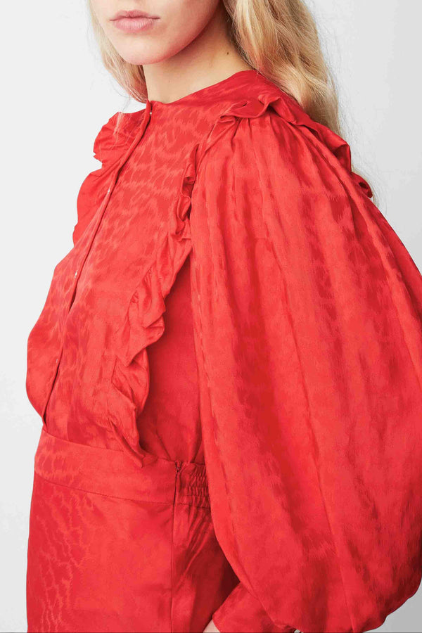 BLOUSE DUSTIN CLOUD ROUGE