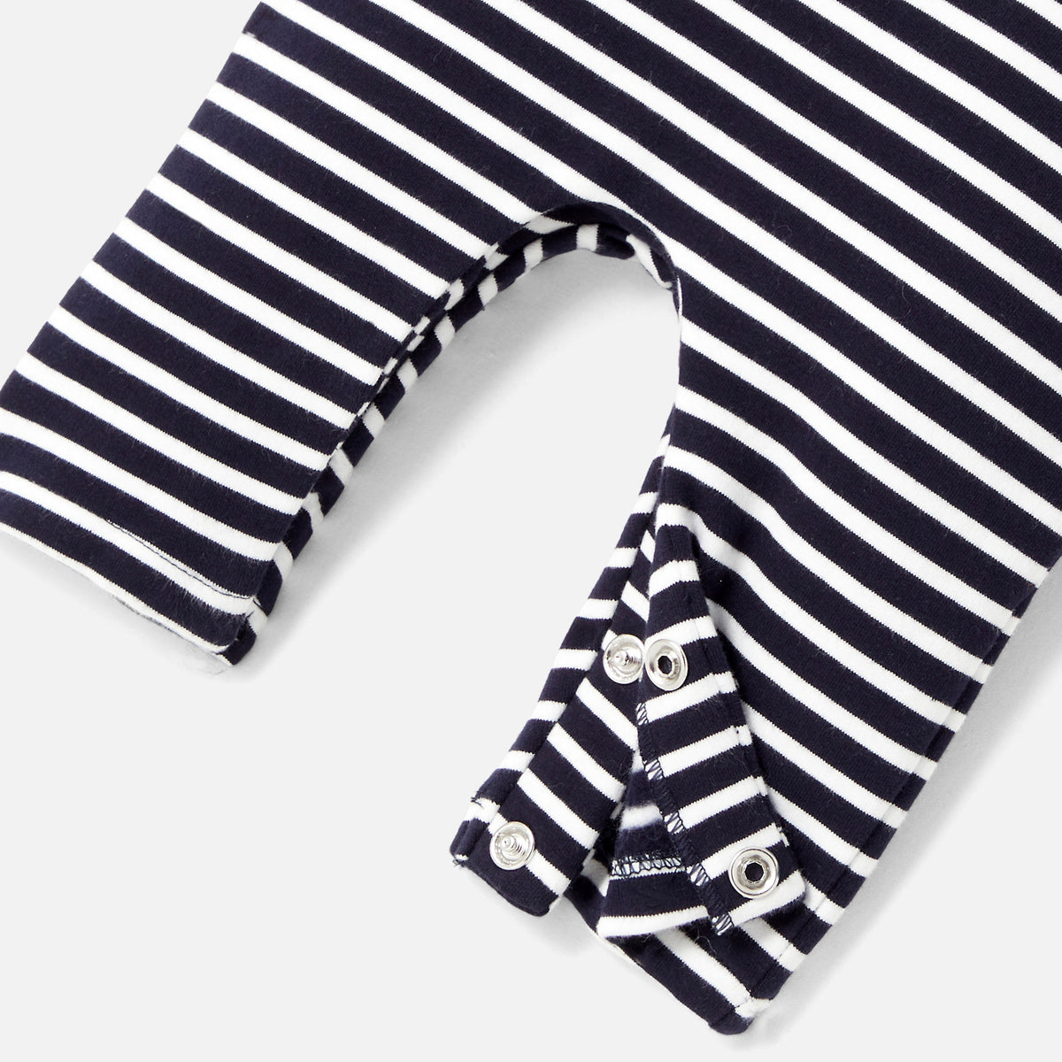 Lange Tuinbroek - Marineblauw/Wit - Jongens