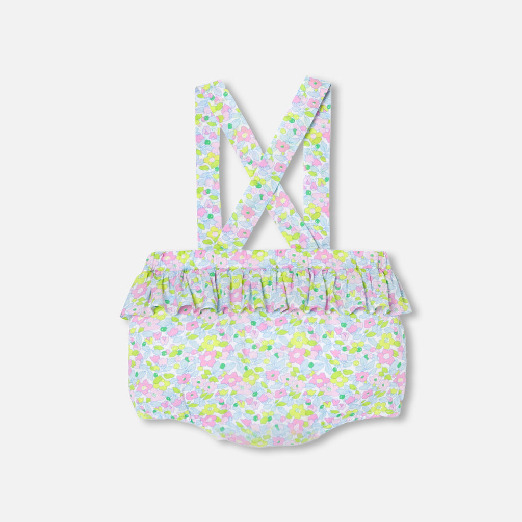 Combi Courte - Blanc/Multico - Fille