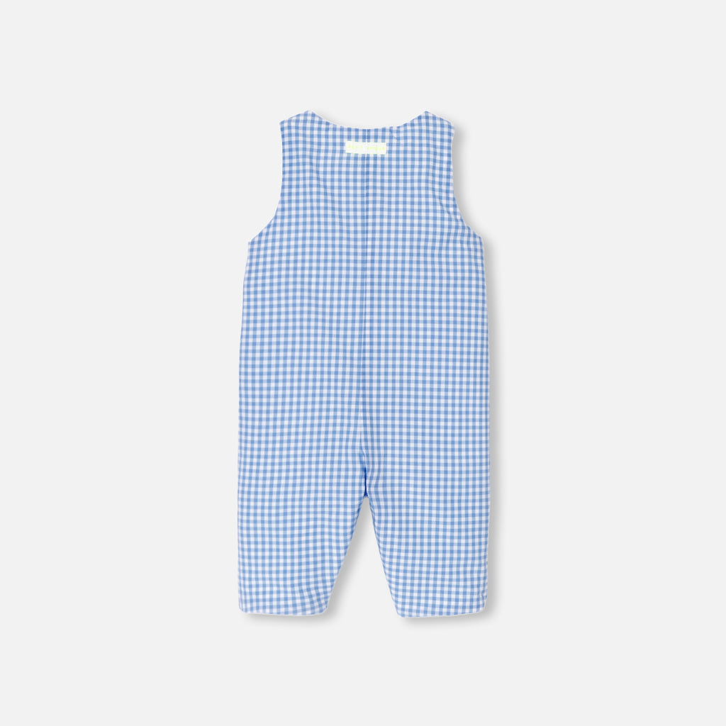 Lange Jumpsuit - Blauw/Wit - Jongen