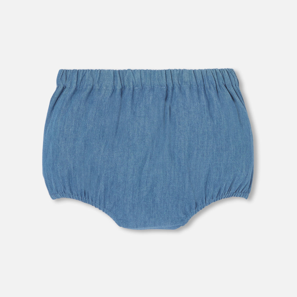 Short Dungarees - Light Denim - Boy