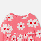 Dress With Sleeves - Pink/Multicolour - Girl