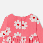 Dress With Sleeves - Pink/Multicolour - Girl