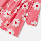 Dress With Sleeves - Pink/Multicolour - Girl