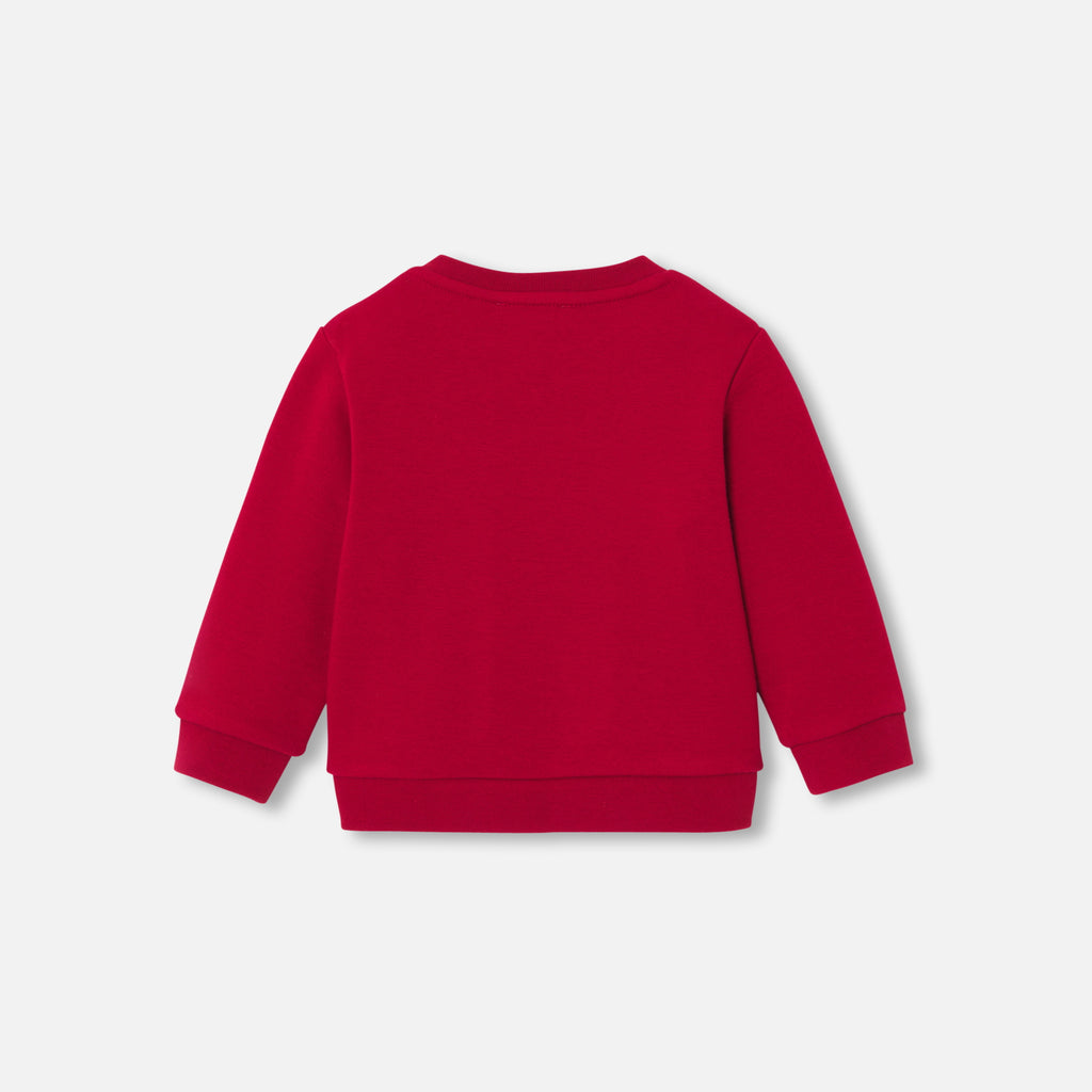 Sweat - Rouge Rubis - Garçon
