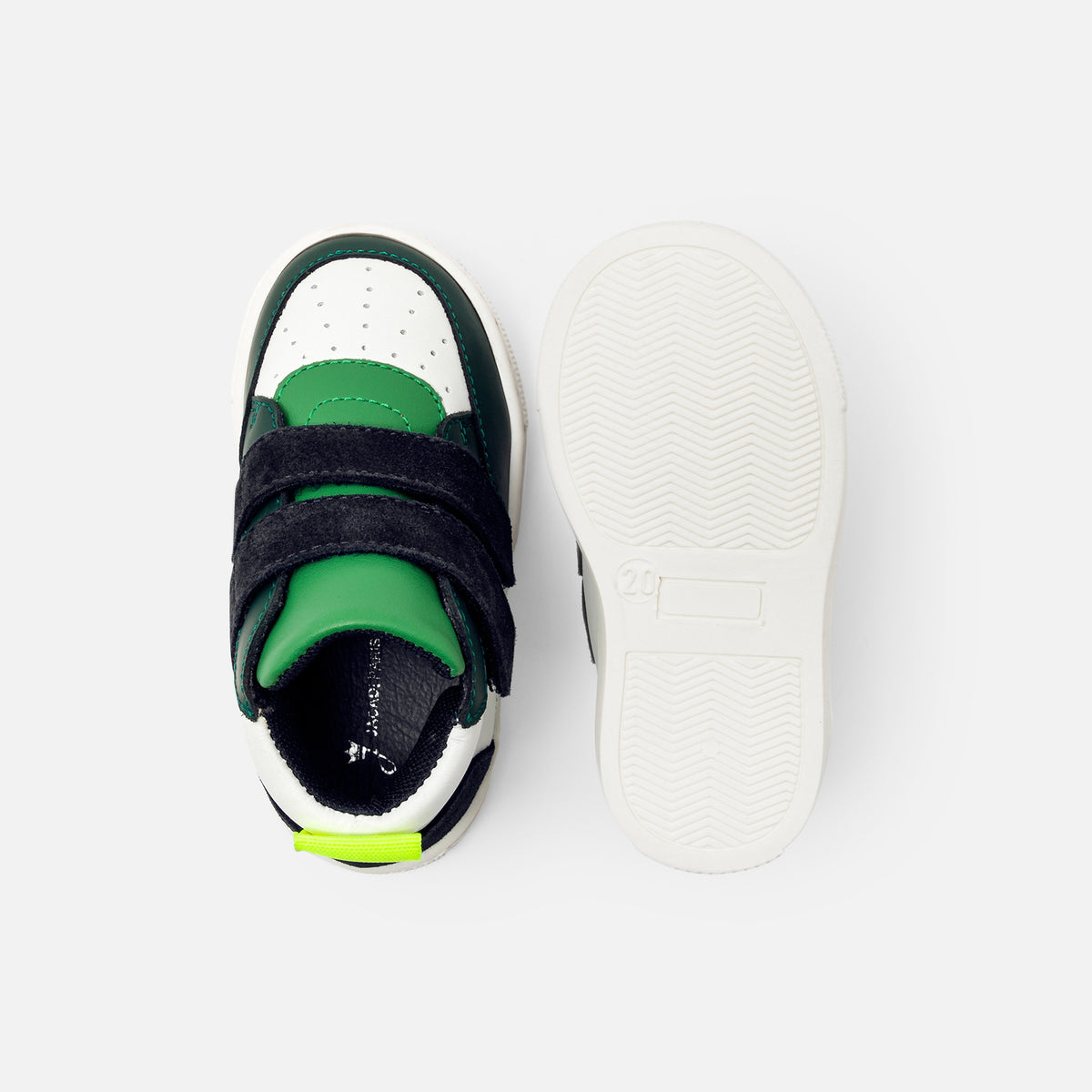 Tennis - Blanc/Vert - Garçon