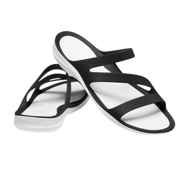 Crocs Swiftwater Women's Sandals - Black, White