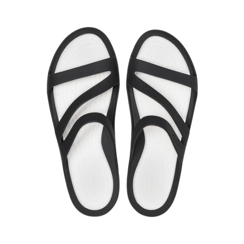 Crocs Swiftwater Women's Sandals - Black, White