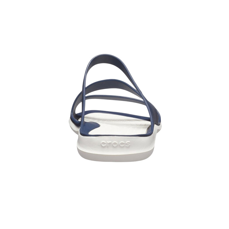Crocs Swiftwater Sandalias Mujer - Azul Marino, Blanco