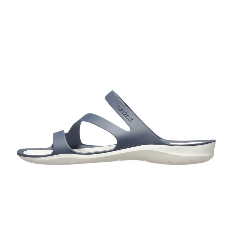 Crocs Swiftwater Sandalias Mujer - Azul Marino, Blanco