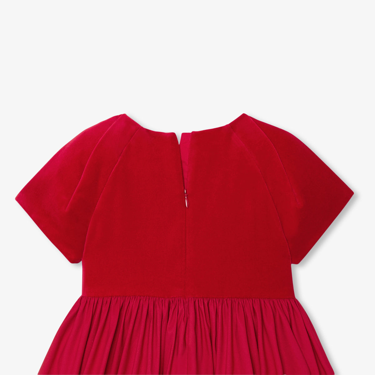 Kleid mit Ärmeln – Rot – Mädchen