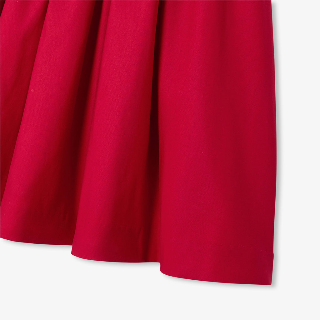 Kleid mit Ärmeln – Rot – Mädchen